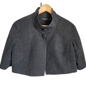 Iris Setlakwe Cropped Gray Jacket Size 4